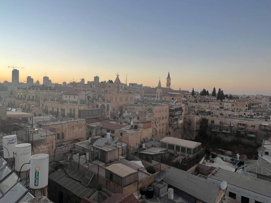 Very Nice Apartment With View Of All The Old City Yerusalem Bagian luar foto